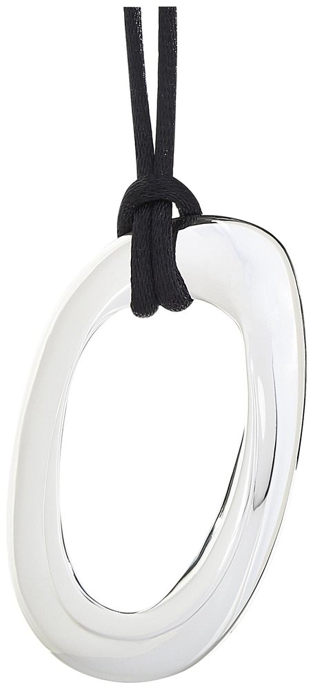 Sterling Silver Nambe' Oval Pendant 